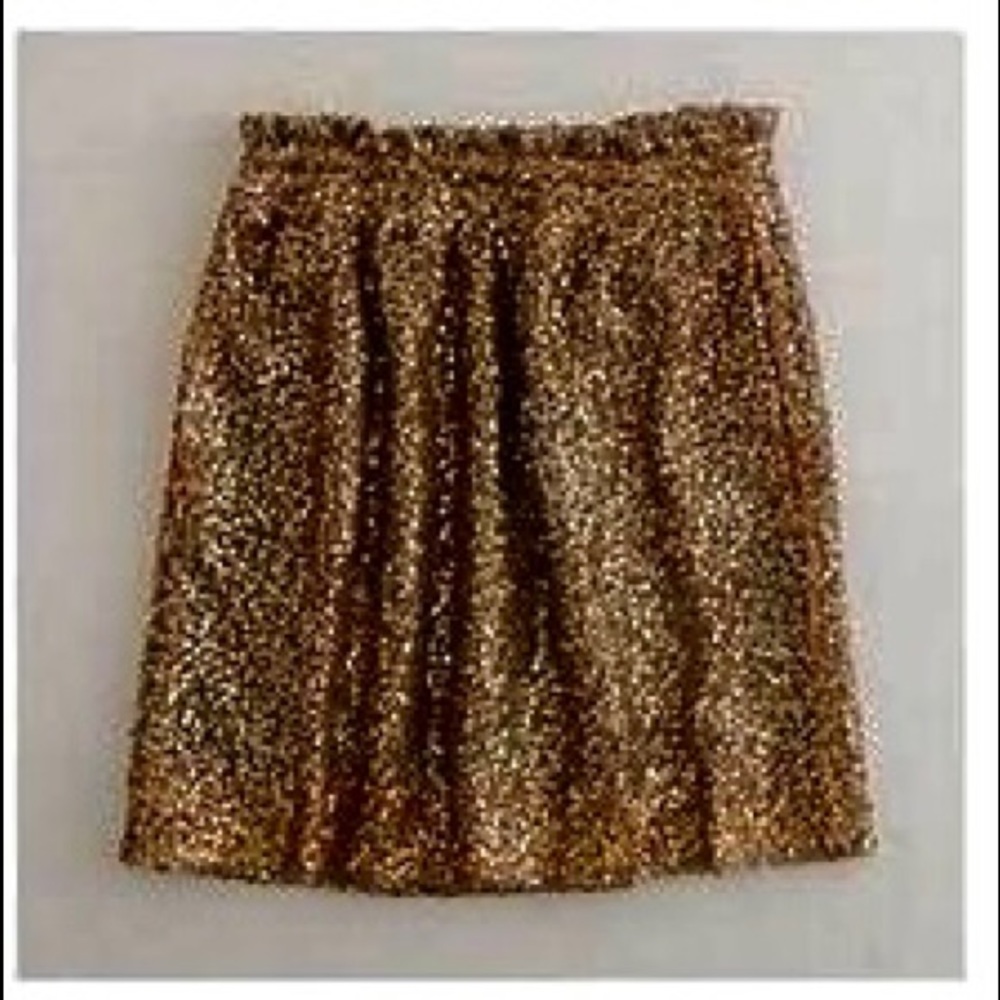 J. Crew Sequin Skirt